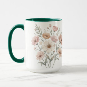 Mug Bouquet de l'Anémone Délicate Douceur Aquarelle