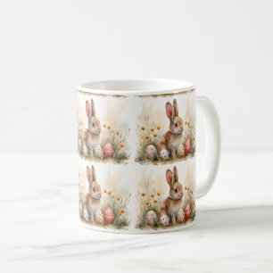 Mug Bouquet de lapin radieux : Bouquet de lapin