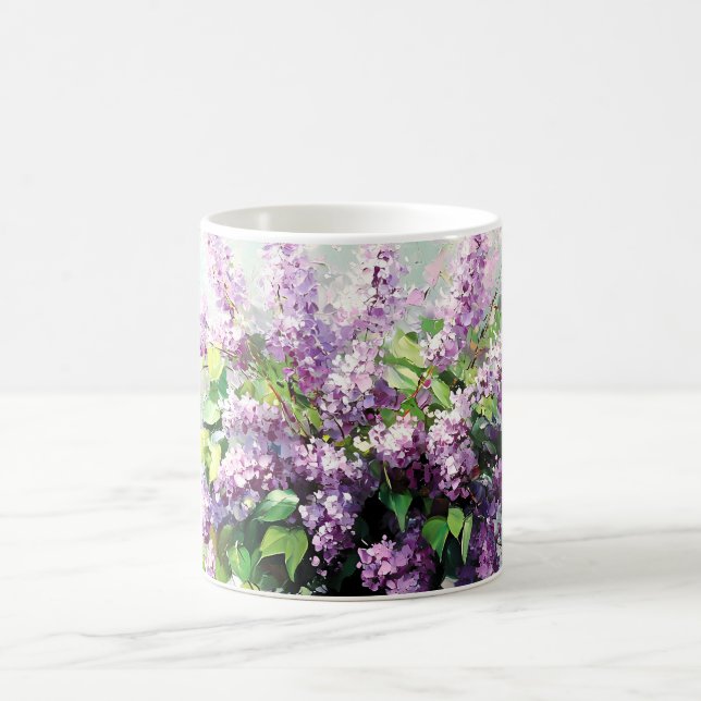 Mug Bouquet de lilas en fleurs de lavande (Centre)