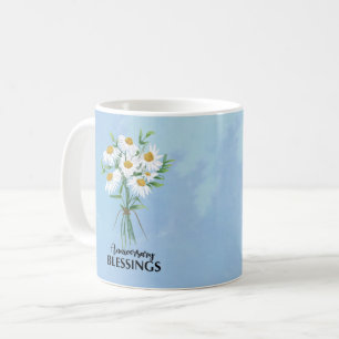 Mug Bouquet de marguerites pour les bénédictions d'ann
