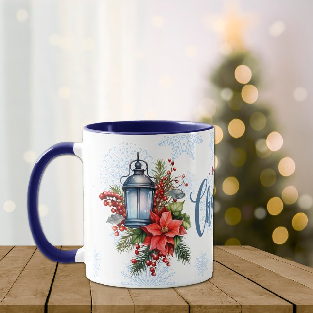 Mug Bouquet de Noël de la Lanterne vintage (Créateur téléchargé)