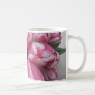 Mug Bouquet de Pink Tulips, Flowers