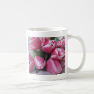 Mug Bouquet de Pink Tulips, Flowers