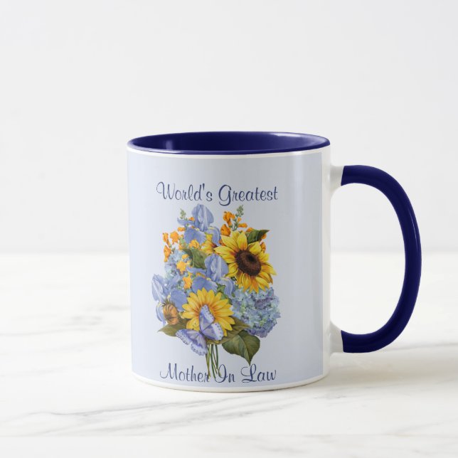 Mug Bouquet D'Été - Mère En Droit (Droite)