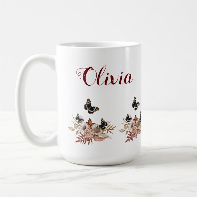 Mug Bouquet floral blooming garden (Gauche)