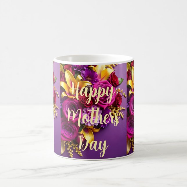 Mug Bouquet Floral Fête des Mères  ("A little bloom of love for Mom's special day")