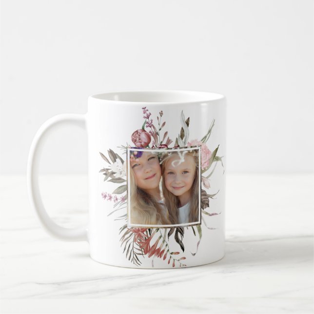 Mug Bouquet floral Whimsical Photo (Gauche)