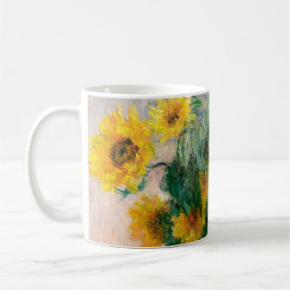 Mug Bouquet of Sunflowers by Monet Impressionist