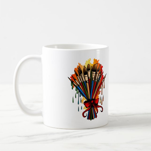 Mug Bouquet Paintbrush (Gauche)