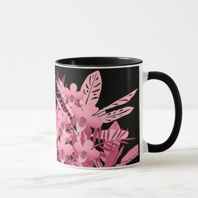 Mug Bouquet tropical rose (Droite)