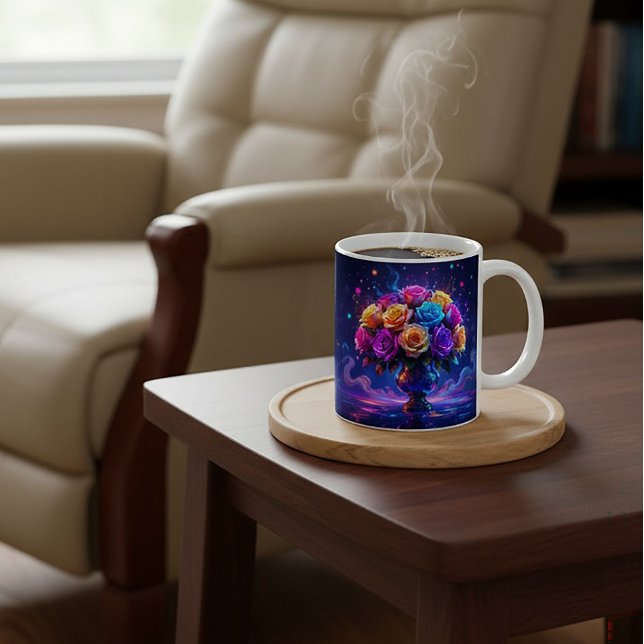 Mug Bouquet vibrant (Créateur téléchargé)