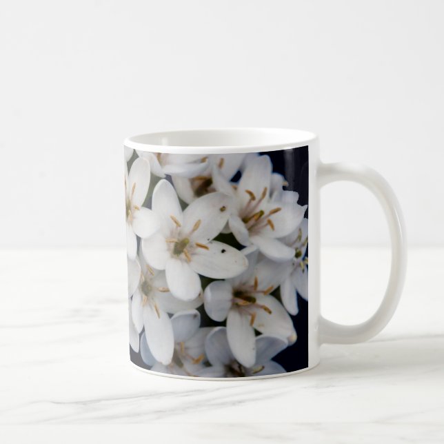 Mug Bouquets de fleurs blanches (Droite)