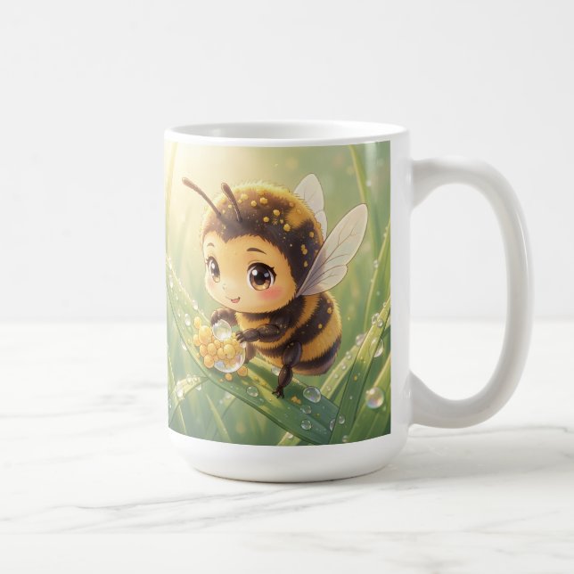 Mug Bourdon doré dans la danse des fleurs.8 (Droite)
