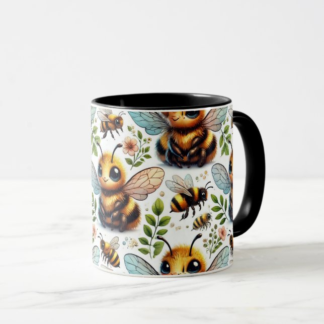 Mug Bourdonnement de Joie (Devant droit)