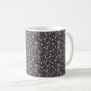 Mug Bourgeons roses délicats sur branches brunes