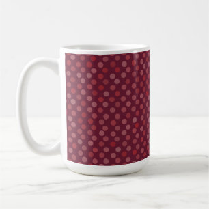 Mug Bourgogne, rose, rouge et pois de baie