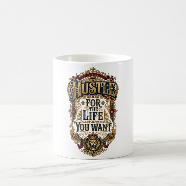 Mug Bousculez-Vous Pour La Vie Que Vous Désirez - Cour (Centre)