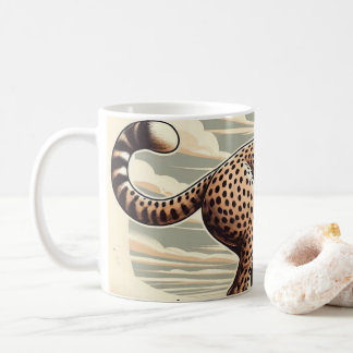 Mug Bouteille à café à thème sauvage