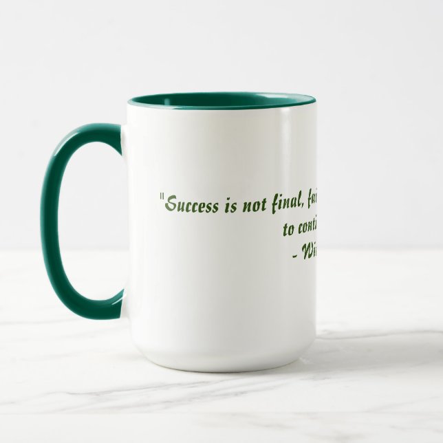Mug Bouteille à café inspirante (Gauche)