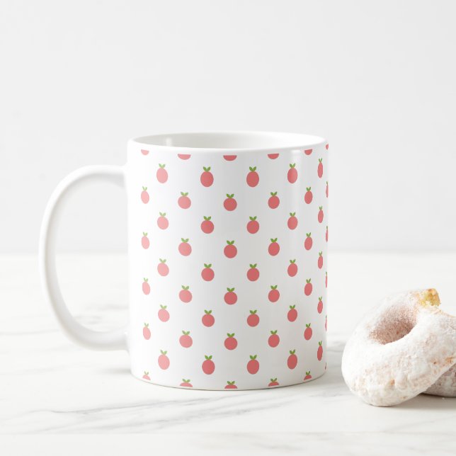 Mug Bouteille à café pois Blueberries (Avec donut)