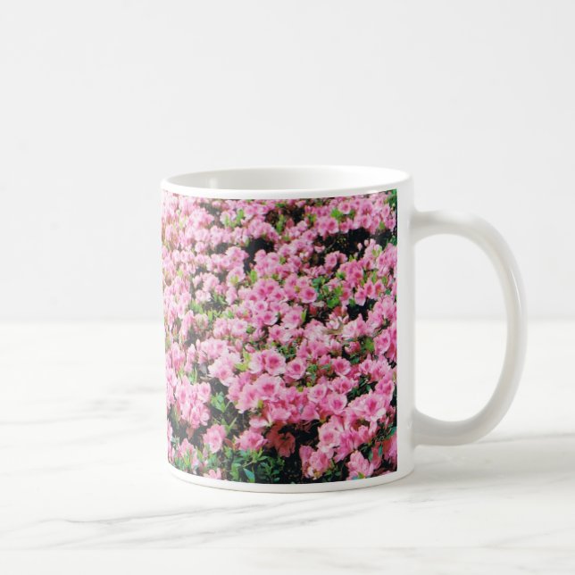 Mug Bouteille à fleurs rose (Droite)