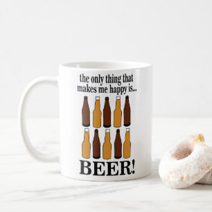 Mug Bouteille de bière drôle de bière