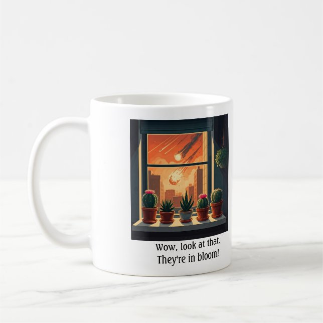 Mug Bouteille de cactus de fenêtre astéroïde (Gauche)