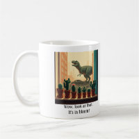Bouteille de cactus de la fenêtre de dinosaure
