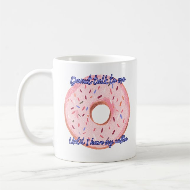 Mug Bouteille de café à Donut (Gauche)