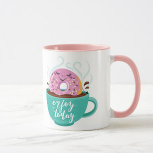 Mug Bouteille de café avec beigne
