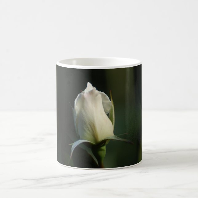 Mug Bouteille de café blanc rosé (Centre)