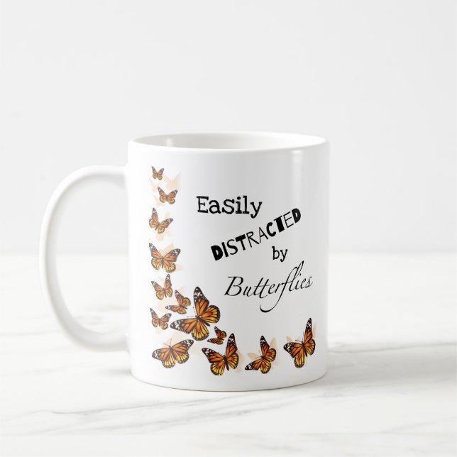 Mug Bouteille de café Monarch Butterfly (Gauche)