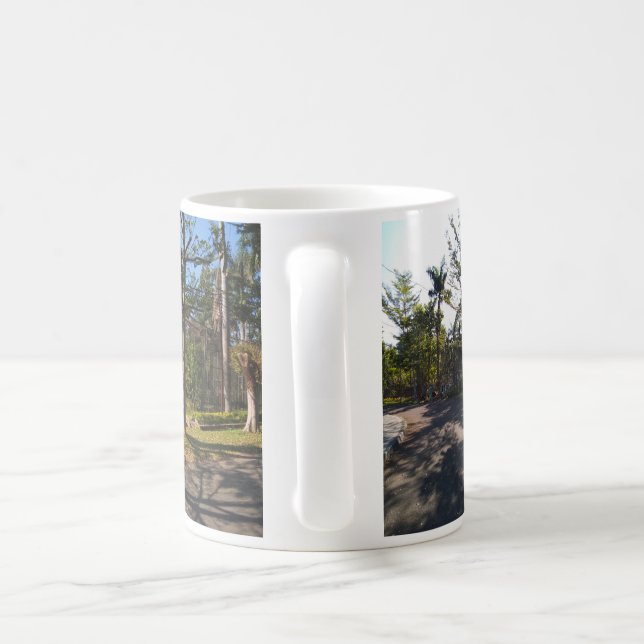 Mug Bouteille de café naturel (Poignée)