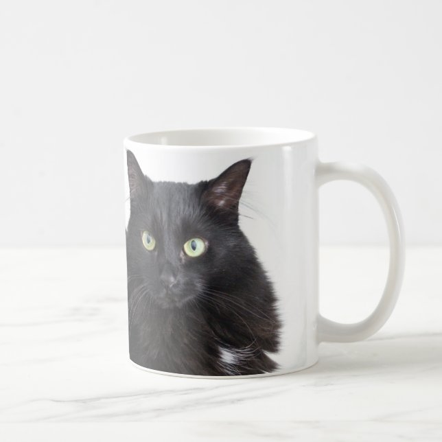 Mug Bouteille de chat noir (Droite)