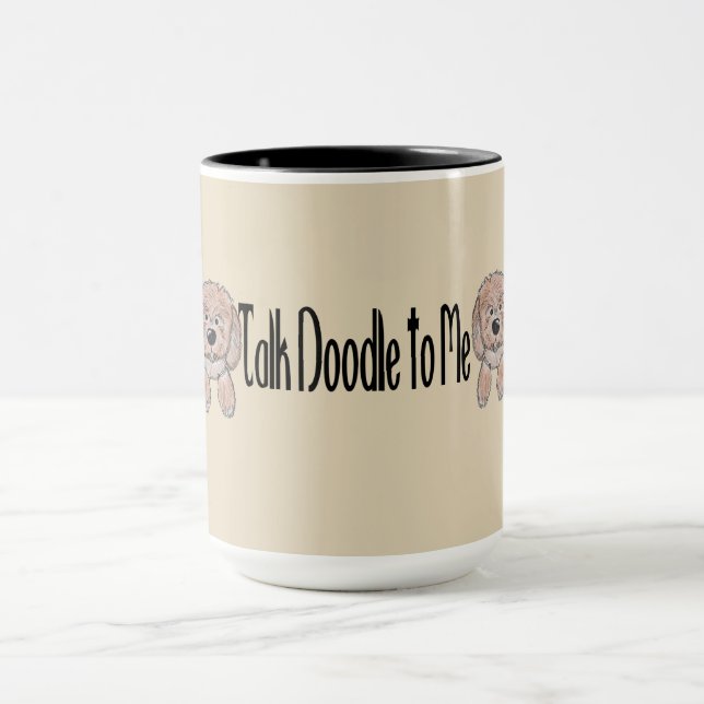 Mug Bouteille de Goldendoodle (Centre)