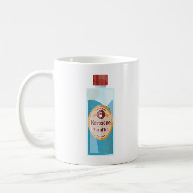 Mug Bouteille de kérosène Paraffine (Gauche)