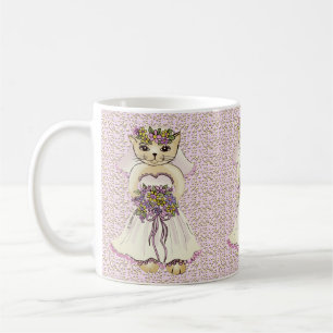 Mug Bouteille de la mariée de chat
