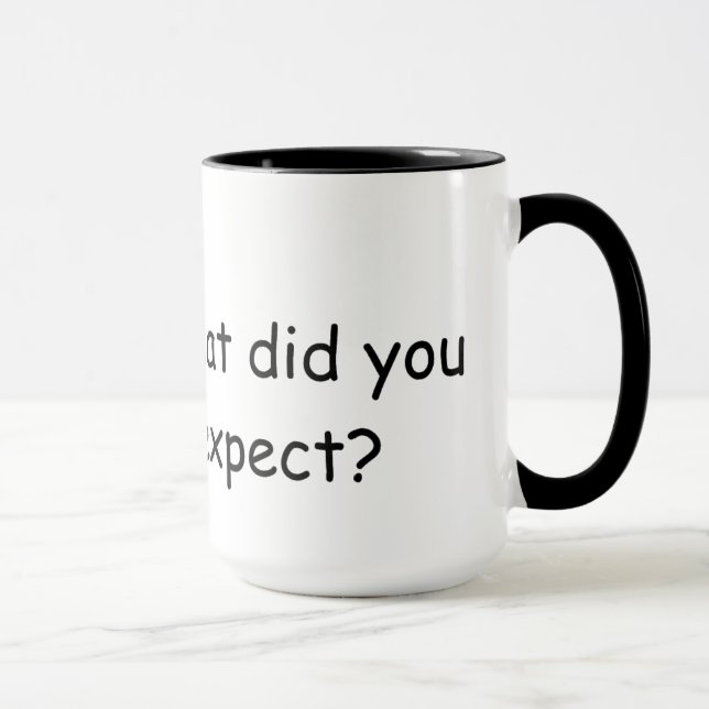 Mug Bouteille de Loup blanc (Droite)