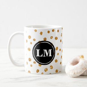 Mug Bouteille de Monogram Parties scintillant or