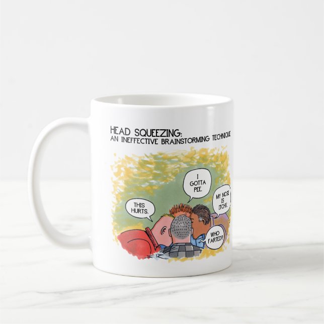 Mug Bouteille de remue-méninges (Gauche)
