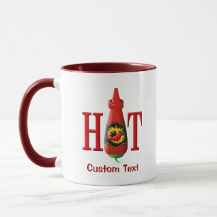 Mug Bouteille de sauce chaude