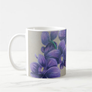 Mug Bouteille d'orchidées violettes