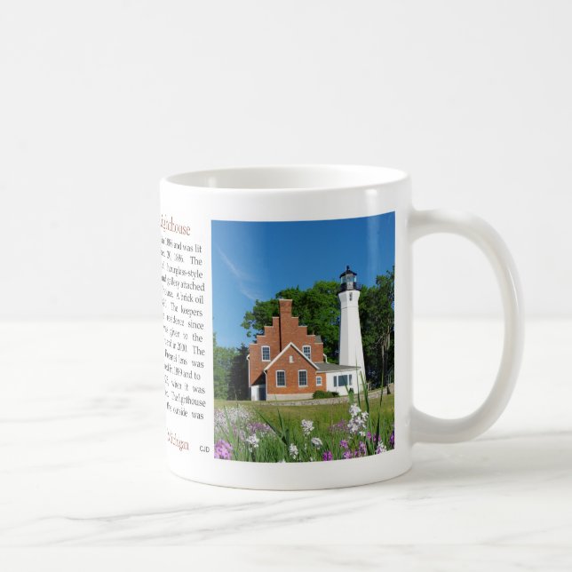 Mug Bouteille du phare de Port Sanilac (Droite)