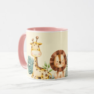 Mug Bouteille en céramique Lion