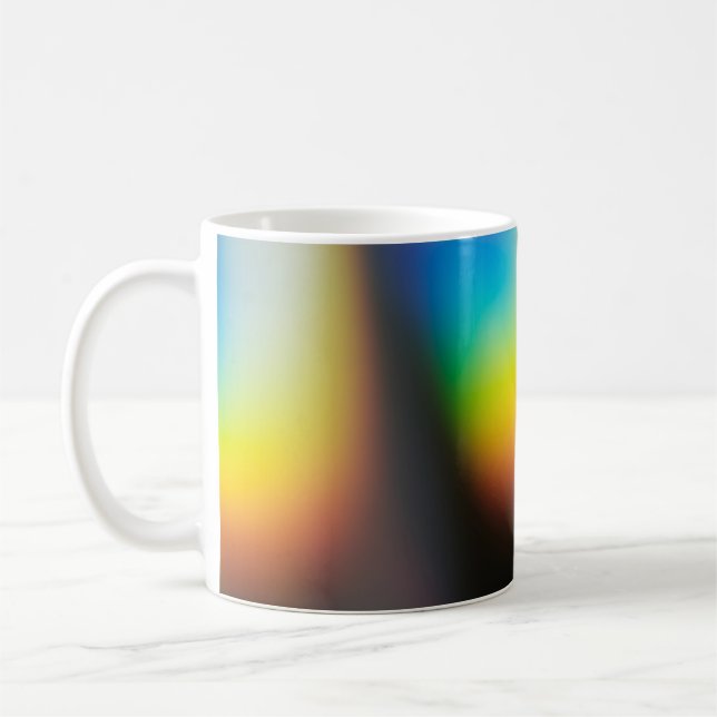 Mug Bouteille en plastique bleu et jaune (Gauche)