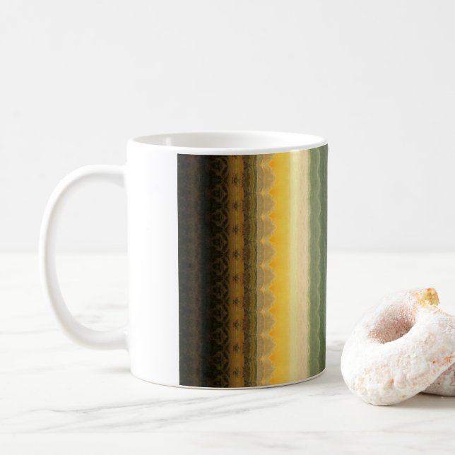 Mug Bouteille jaune vert (Avec donut)