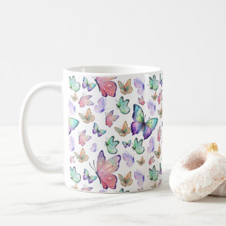 Mug Bouteilles d'aquarelle Motif sans couture