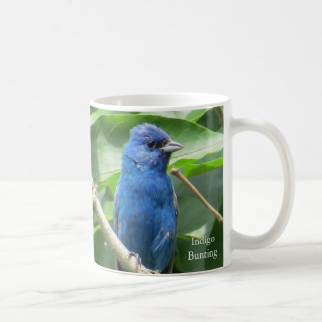 Mug Bouteilles de café Indigo par Birding Collectibles (Droite)