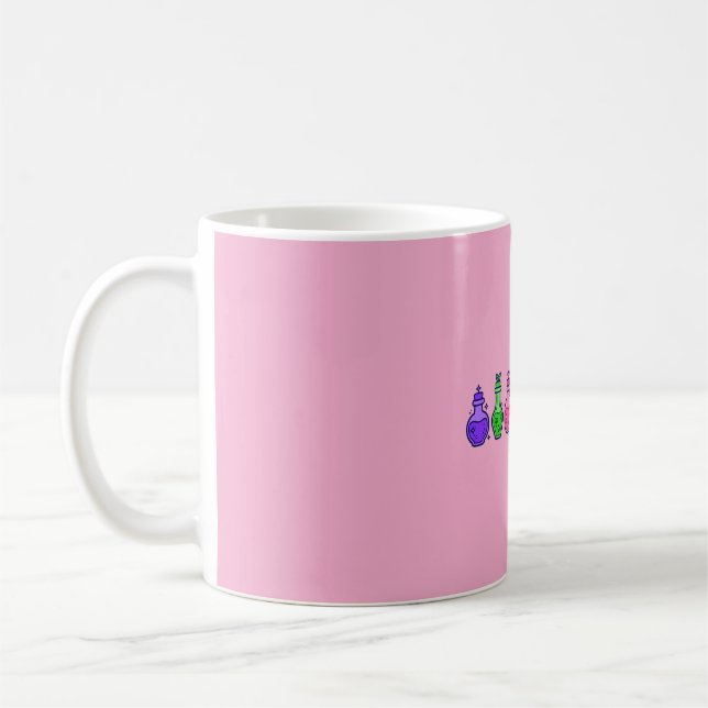 Mug Bouteilles de potion Pastel Goth Art de rangée sor (Gauche)