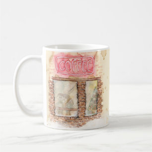 Mug Boutique de café romantique